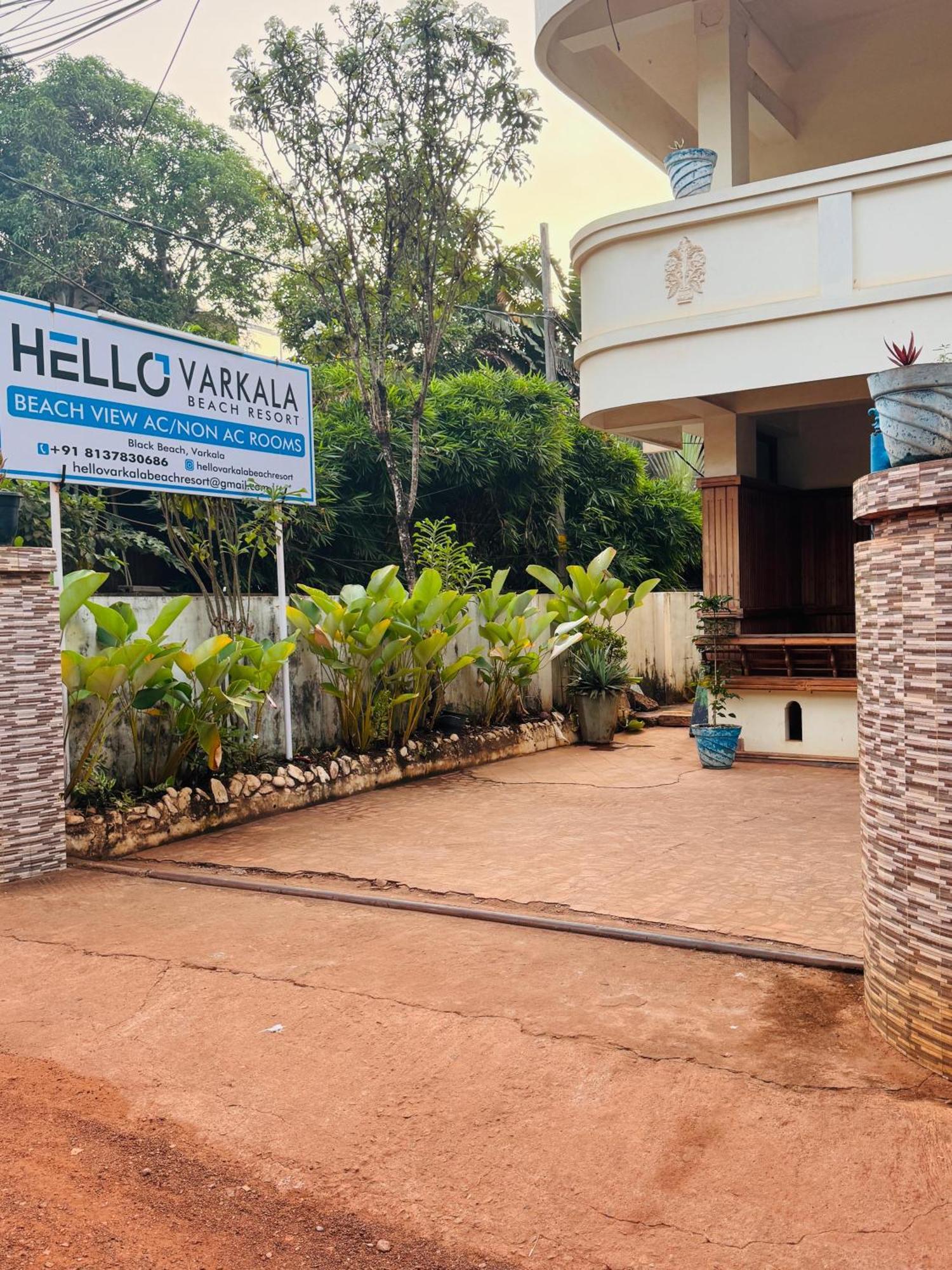 Beach View Balcony Resort By Hello Varkala Exterior photo